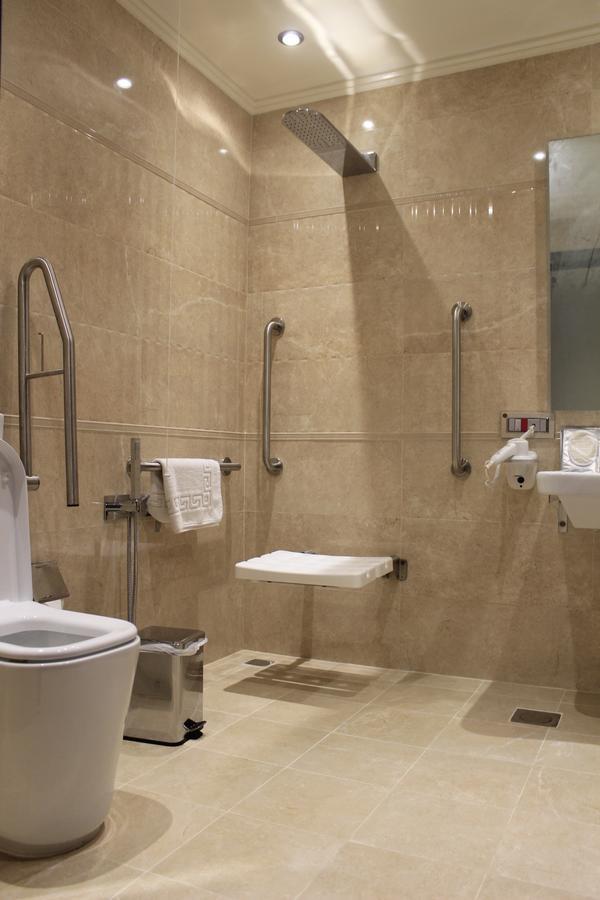 Tio Sea Resort Al Khor Exterior photo Disabled toilet with a folding seat